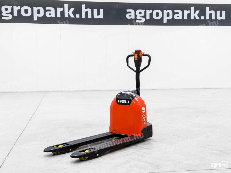ÚJ HELI CBD15J-LI3 elektromos béka, raklapemelő, lítium akkumulátor, poliuretán kerekek