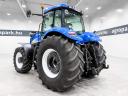 New Holland T8050 (5803 üzemórás) traktor, UltraCommand Powershift 19/4 50 km/h, légfék, 5 pár ESCV, fronthidraulika