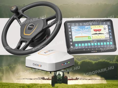 ÚJ CHCNAV NX612 új generációs UNIVERZÁLIS RTK automata kormányzás. 30,7 cm-es kijelzővel, előkészítés nélküli géphez, ISOBUS támogatással, beszerelve, beüzemelve, év végéig INGYENES RTK jellel