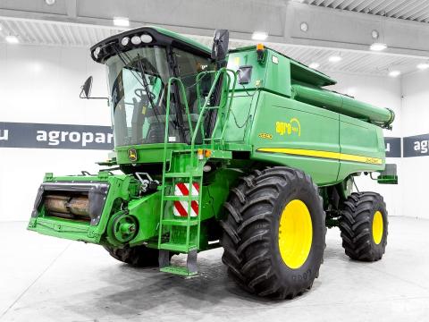 John Deere S690 4WD (4106/6619 üzemóra) rotoros, 800/70R38, hozam és nedvességmérő, 4 db kamera + monitor