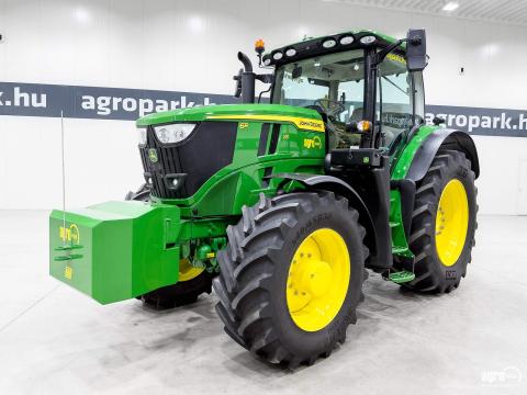 John Deere 6R 215 (967 üzemórás) traktor, AutoQuad 50 km/h, AutoTrac ready, 5 pár hidr.  John Deere 6R 215 (967 üzemórás) traktor, AutoQuad 50 km/h, AutoTrac ready, 5 pár hidr.