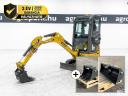 ÚJ Lovol FR20F-u minikotró, forgókotró, 3 év garancia, japán motor és hajtás, zéró far kilengéses