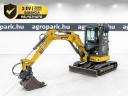 BÉRELHETŐ - ÚJ Lovol FR26F-u minikotró, forgókotró, 3 év garancia, japán motor és hajtás, zéró far kilengéses