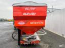 KUHN Axera 1102 H-EMC függesztett műtrágyaszóró, 2800 literes tartály, hidraulikus hajtás, mérleg, Quantron P monitor, ponyva, 12-42 m szórás