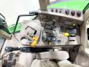 John Deere 6120M (7218 üzemórás) traktor, AutoQuad 24/24-es váltóval és John Deer 623R gyári homlokrakodóval és állítható felnikkel