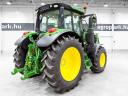 John Deere 6100M (4793 üzemórás) traktor, AutoQuad váltó, JD 603M homlokrakodó, légfék