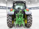 John Deere 6100M (4793 üzemórás) traktor, AutoQuad váltó, JD 603M homlokrakodó, légfék