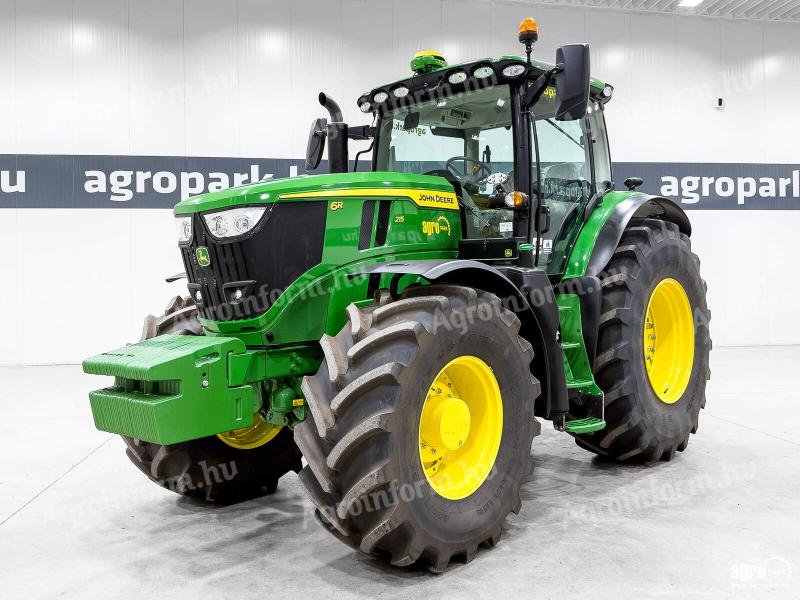 ÚJ John Deere 6R 215 traktor, AutoPower IVT, TLS, fülke rugózás, SF7500 AutoTrac, CommandPro, légfék