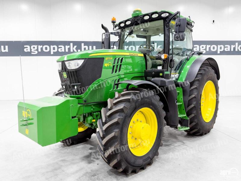 John Deere 6175R (3608 üzemórás) AutoPowr IVT 50 km/h, TLS, fülke rug., SF3000 AutoTrac, légfék