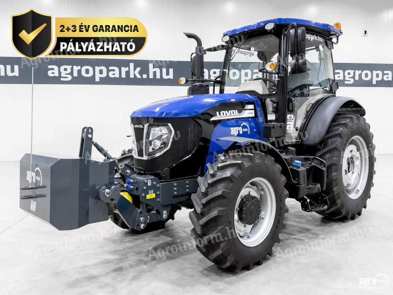 ÚJ Lovol M4110 traktor, 2+3 év garancia, fronthidraulika, frontkardán, mászófokozat, légr. ülés, légfék, Doosan/Hyundai motor