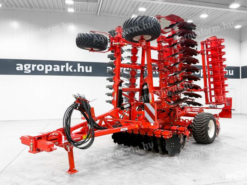 ÚJ Maschio Gaspardo Veloce T 700 7m-es csukható vázas tárcsa, könnyű tárcsás borona, dupl U-profilos henger
