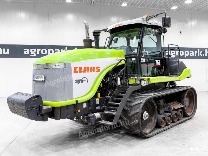 Claas Challenger 75E (12603 üzemórás) traktor, 10/2 Powershift, 10 literes CAT motor, klima, 4 pár hidr., légfék