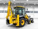 JCB 3CX Eco Sitemaster (4795 üzemórás) árokásó rakodó, 92 Le, klíma, Powershift, 4 kanál+villa, SRS