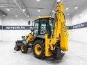 JCB 3CX Eco Sitemaster (4795 üzemórás) árokásó rakodó, 92 Le, klíma, Powershift, 4 kanál+villa, SRS