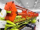 Claas Vario 1080 (V1080) 10,8 m Vario gabona vágóasztal forgózsámolyos szállítókocsival, 2 repcekaszával