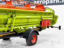 Claas Vario 1080 (V1080) 10,8 m Vario gabona vágóasztal forgózsámolyos szállítókocsival, 2 repcekaszával