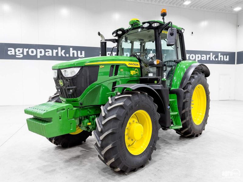 ÚJ John Deere 6M 155 CommandQuad Plus Eco 20/20 40 km/h váltó, rugózott híd, rugózott fülke, SF7500 AutoTrac, légfék, LED, iTEC, Trelleborg