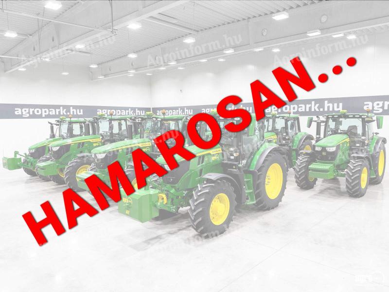 ÚJ John Deere 6M 165 CommandQuad Plus Eco 20/20 40 km/h, rugózott híd, rug. fülke, SF7500 AutoTrac, légfék, fronthidraulika, iTEC, Trelleborg