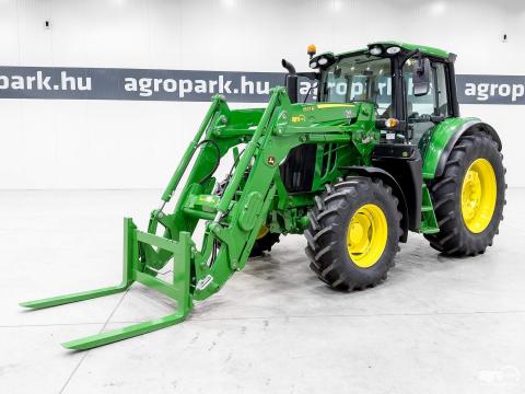 John Deere 6120M (2778 üzemórás) AutoQuad, TLS, full RTK, JD 623R rakodóval, légfékkel John Deere 6120M (2778 üzemórás) AutoQuad, TLS, full RTK, JD 623R rakodóval, légfékkel
