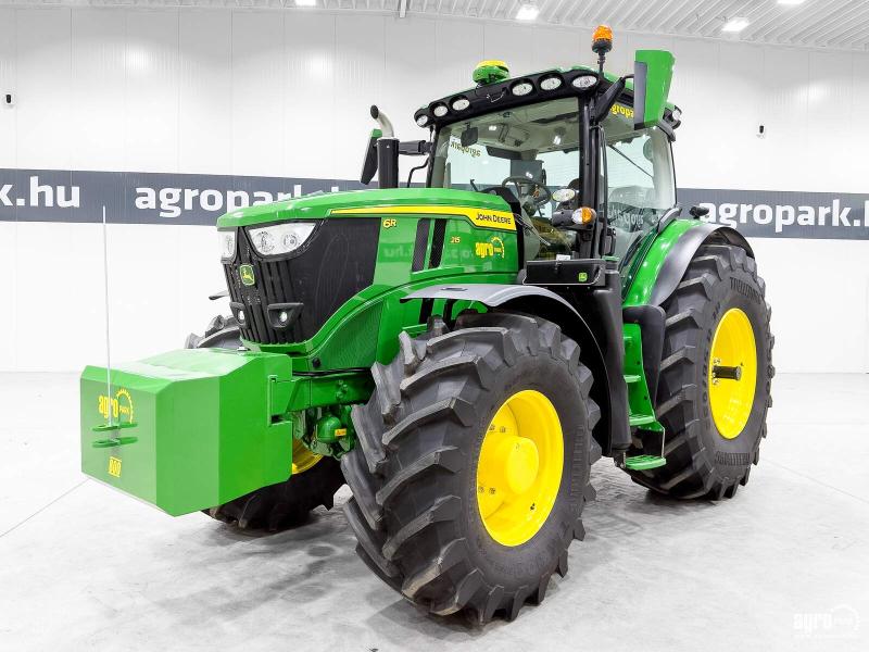 ÚJ John Deere 6R 215 DirectDrive Eco 24/24 50 km/h váltó, rugózott híd, rugózott fülke, SF7500 AutoTrac, légfék, G5 Plus, Trelleborg, iTEC