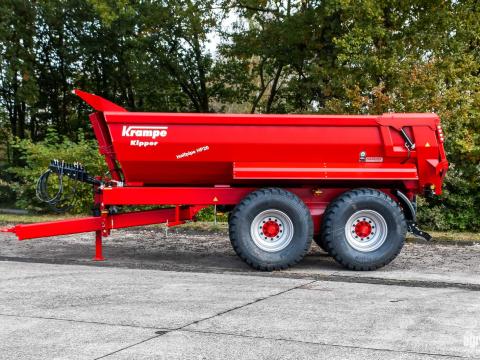 ÚJ Krampe Halfpipe HP20 Carrier 25 tonna teherbírás, 12,1 m3, Hardox oldalfalak és padló, Made in Germany, prémium monocoque / teknős pótkocsi ÚJ Krampe Halfpipe HP20 Carrier 25 tonna teherbírás, 12,1 m3, Hardox oldalfalak és padló, Made in Germany, prémium monocoque / teknős pótkocsi