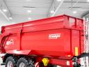ÚJ Krampe BigBody 650 (BB 650) 21 tonna teherbírás, 30,5 m3, 60 cm-es magasító, Made in Germany, prémium monocoque / teknős pótkocsi
