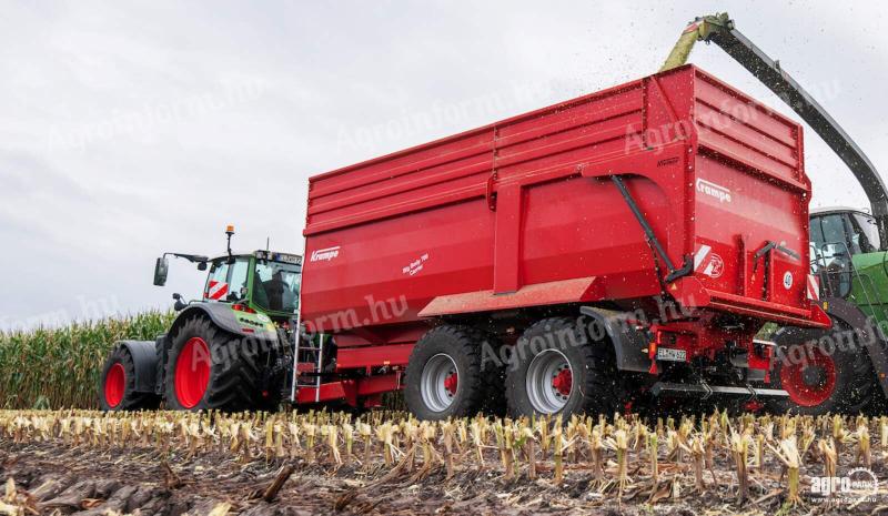 ÚJ Krampe Big Body 700 Carrier (BB 700) 22 tonna teherbírás, 32,8 m3, 60 cm-es magasító, Made in Germany, prémium monocoque / teknős pótkocsi