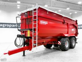 ÚJ Krampe BigBody 750 Carrier (BB 750) 22 tonna teherbírás, 35,2 m3, 60 cm-es magasítóval, Made in Germany, prémium monocoque / teknős pótkocsi