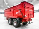 ÚJ Krampe BigBody 750 Carrier (BB 750) 22 tonna teherbírás, 35,2 m3, 60 cm-es magasítóval, Made in Germany, prémium monocoque / teknős pótkocsi
