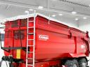 ÚJ Krampe BigBody 750 Carrier (BB 750) 22 tonna teherbírás, 35,2 m3, 60 cm-es magasítóval, Made in Germany, prémium monocoque / teknős pótkocsi