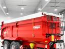ÚJ Krampe BigBody 750 Carrier (BB 750) 22 tonna teherbírás, 35,2 m3, 60 cm-es magasítóval, Made in Germany, prémium monocoque / teknős pótkocsi
