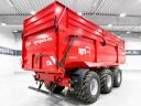 ÚJ Krampe Big Body 900 (BB 900) 28 tonna teherbírás, 46,1 m3, 3 tengely, 80 cm-es magasító, Made in Germany, prémium pótkocsi