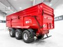 ÚJ Krampe Big Body 900 (BB 900) 28 tonna teherbírás, 46,1 m3, 3 tengely, 80 cm-es magasító, Made in Germany, prémium pótkocsi