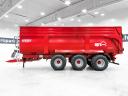 ÚJ Krampe Big Body 900 (BB 900) 28 tonna teherbírás, 46,1 m3, 3 tengely, 80 cm-es magasító, Made in Germany, prémium pótkocsi
