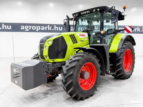 Claas Arion 610 (5031 üzemórás) Hexashift 24/24 50 km/h, rug. híd, rug. fülke, 4 pár hidr., 6 heng. JD motor