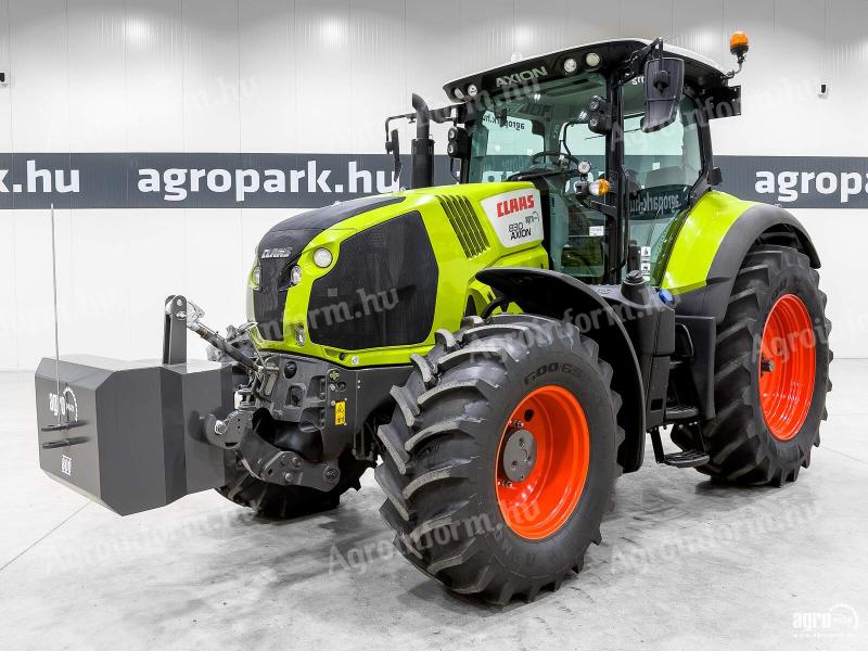 Claas Axion 830 (3508 üzemórás) traktor, Hexashift, rug híd és váltó, légfék, GPS ready