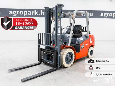 ÚJ HELI G3 3,5 tonnás LPG targonca 3,3 méteres emeléssel