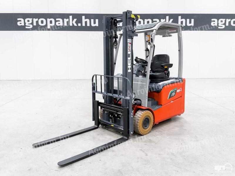 BÉRELHETŐ - ÚJ HELI CPD16SQ-A2LIG3-M G3-M, 1,6 tonnás Li-ion elektromos targonca 3,3 méteres emeléssel