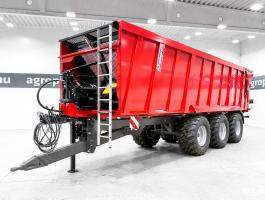 ÚJ Krampe Rambody 900 (AS 900) 28.000 kg teherbírás, prémium letolókocsi hidr.hátfallal, 45,3m³, légfék, LED, 40km/h, légrugós futómű