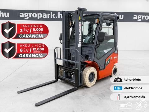 BÉRELHETŐ - ÚJ HELI G2-S 1,8 tonnás Li-ion elektromos targonca 3,3 méteres emeléssel. Bérgépek, Gépbérlet, Bér Targoncák, Targonca Bérlés