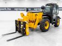 JCB 540-170 Sway (509 üzemórás) teleszkópos rakodó, Joystick, klíma, hidraulikus villaoldalmozgatás