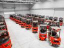 ÚJ HELI 3,5 tonnás Li-ion elektromos targonca 3,3 méteres emeléssel négytámaszú lítium-ionos elektromos targonca, 3500 kg teherbírás, 3,3 m emelés, zárt fülke, 15 km/h