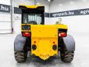 JCB 525-60 Hi-Viz (687 üzemórás) 2 m-es teljes magasság, 6m gémkinyúlás, 2,5 t emelés, klíma, villa+kanál