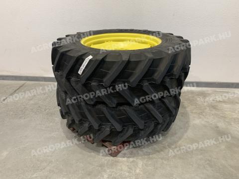 ÚJ Állítható hátsó kerék szett 480/70R34 Armour gumizással. John Deere 5M, 5R, 6MC/RC és 6M, 6R modellekhez, 15x34-es állítható hátsó felni, Armour gumiabroncs ÚJ Állítható hátsó kerék szett 480/70R34 Armour gumizással. John Deere 5M, 5R, 6MC/RC és 6M, 6R modellekhez, 15x34-es állítható hátsó felni, Armour gumiabroncs