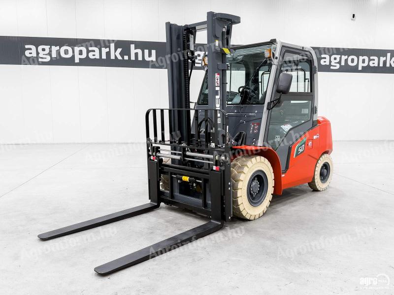 BÉRELHETŐ - ÚJ HELI CPD50-G2A11LI G2, 5 tonnás Li-ion elektromos targonca 3,5 méteres emeléssel