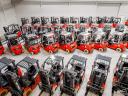ÚJ HELI 1,2 tonnás Li-ion elektromos gyalogkíséretű magasemelő 3,5 méteres emeléssel elektromos magasemelő, 1200 kg teherbírás, 3,5 m emelés, lítium-ion akkumulátor, poliuretán kerekek