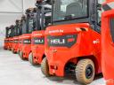 ÚJ HELI 1,2 tonnás Li-ion elektromos gyalogkíséretű magasemelő 3,5 méteres emeléssel elektromos magasemelő, 1200 kg teherbírás, 3,5 m emelés, lítium-ion akkumulátor, poliuretán kerekek