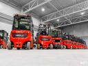 ÚJ HELI 3,5 tonnás Dízel targonca 3,7 méteres emeléssel dízelmotoros targonca, 3500 kg teherbírás, 3,7 m emelés, zárt fülke, klíma, 24 km/h