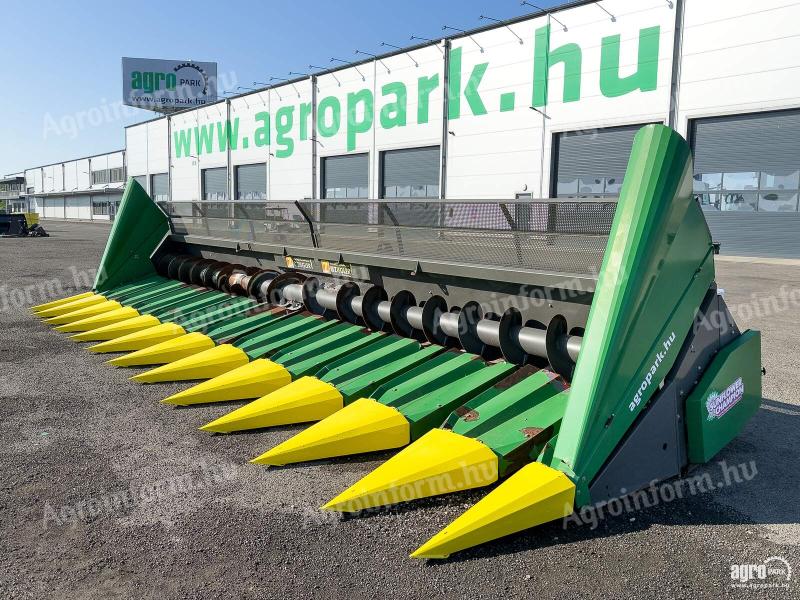 Ziegler Sunflower Champion 12R John Deere 12 soros napraforgó adapter, John Deere S és T kombájnokhoz, fém csőrökkel