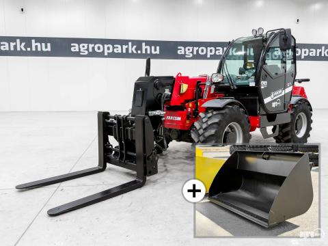 Faresin 9.70 HLS 74 (452 üzemórás) teleszkópos rakodó 7 tonna és 8,8 m emeléssel, Joystick, raklapvilla, kanál, 152 literes nagy szivattyú Faresin 9.70 HLS 74 (452 üzemórás) teleszkópos rakodó 7 tonna és 8,8 m emeléssel, Joystick, raklapvilla, kanál, 152 literes nagy szivattyú